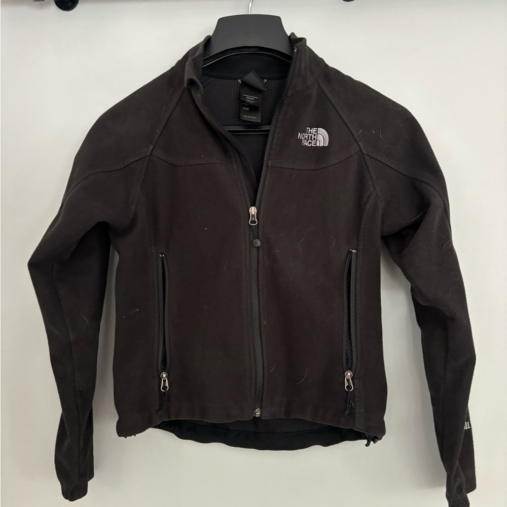 The north face fleece zipped jacket